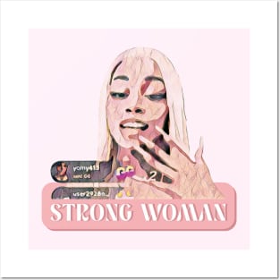 Yes Yes Yes | Strong woman | Ice Cream So Good | Gang gang | Back to School | Dorm decor | College shirts | TikTok Pinkydoll NPC Posters and Art